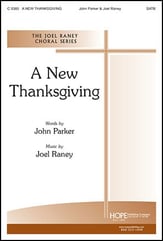 New Thanksgiving SATB choral sheet music cover